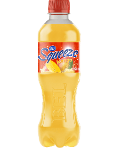 BEL-Squeeze Mango Plastic PET 350ml Bottle 16/pack