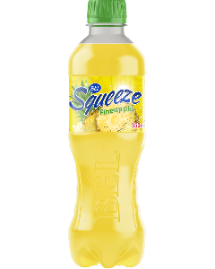 BEL-Squeeze Pineapple Plastic PET 350ml Bottle 16/Carton