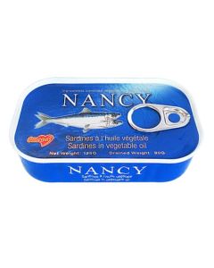 Nancy Sardine 125g 25/Box